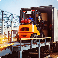 WR Logistics truck transporting oversized industrial equipment