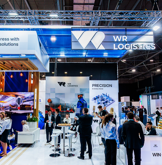 WR Logistics at a conference