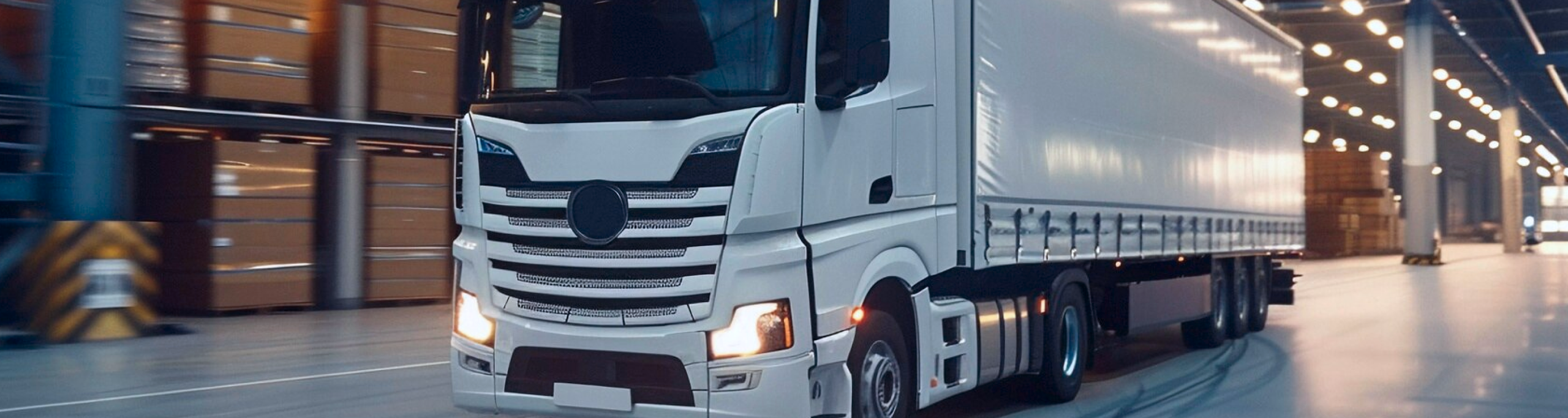 Truck with cargo