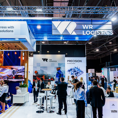 WR Logistics at a conference