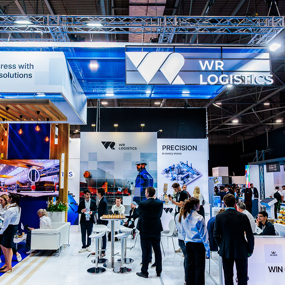 WR Logistics at a conference