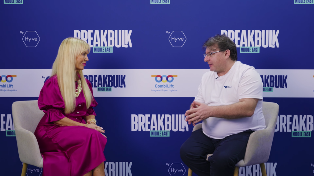 Interview with Miguel Salas at Breakbulk Middle East