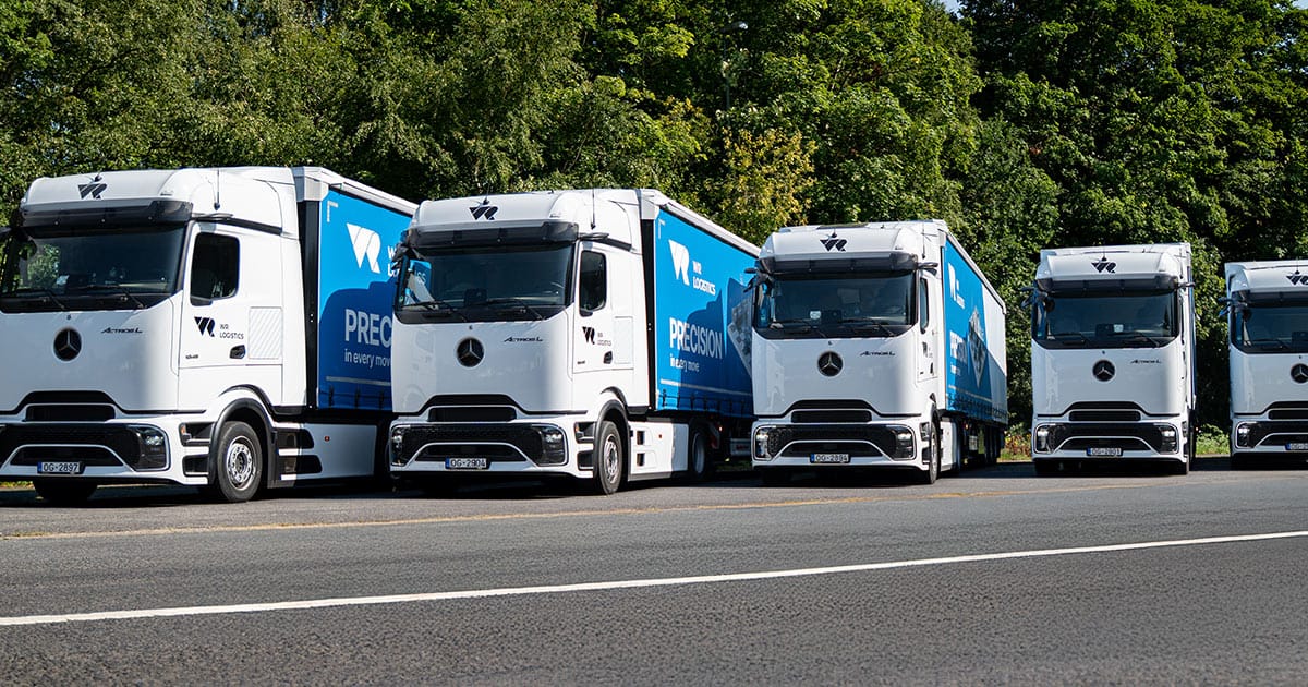 WR Logistics expands fleet with new Mercedes-Benz Actros trucks