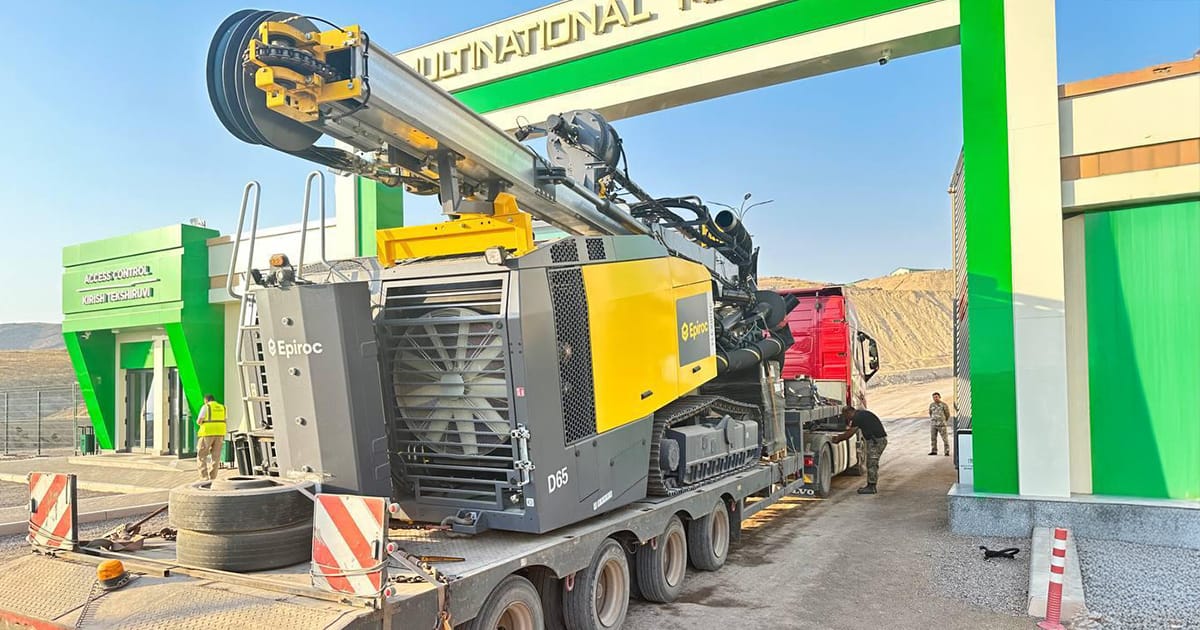 Uzbekistan to Sweden rig transport